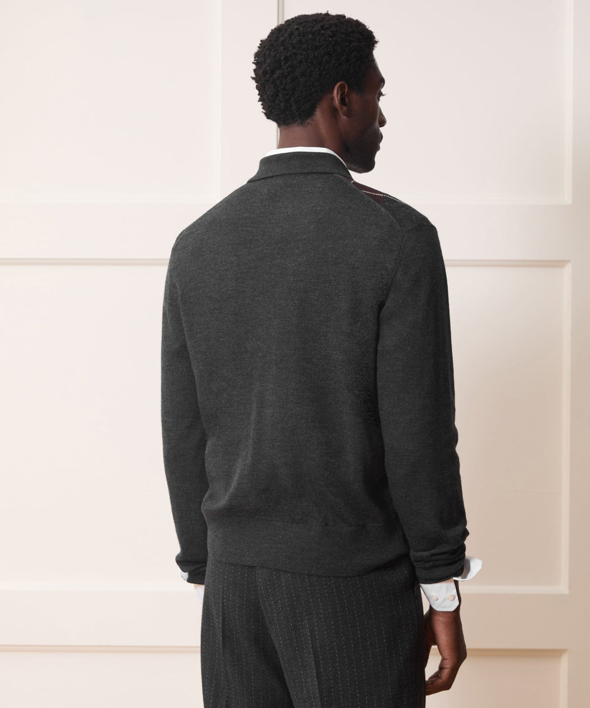 Todd Snyder Hastings Sweater Polo - Charcoal