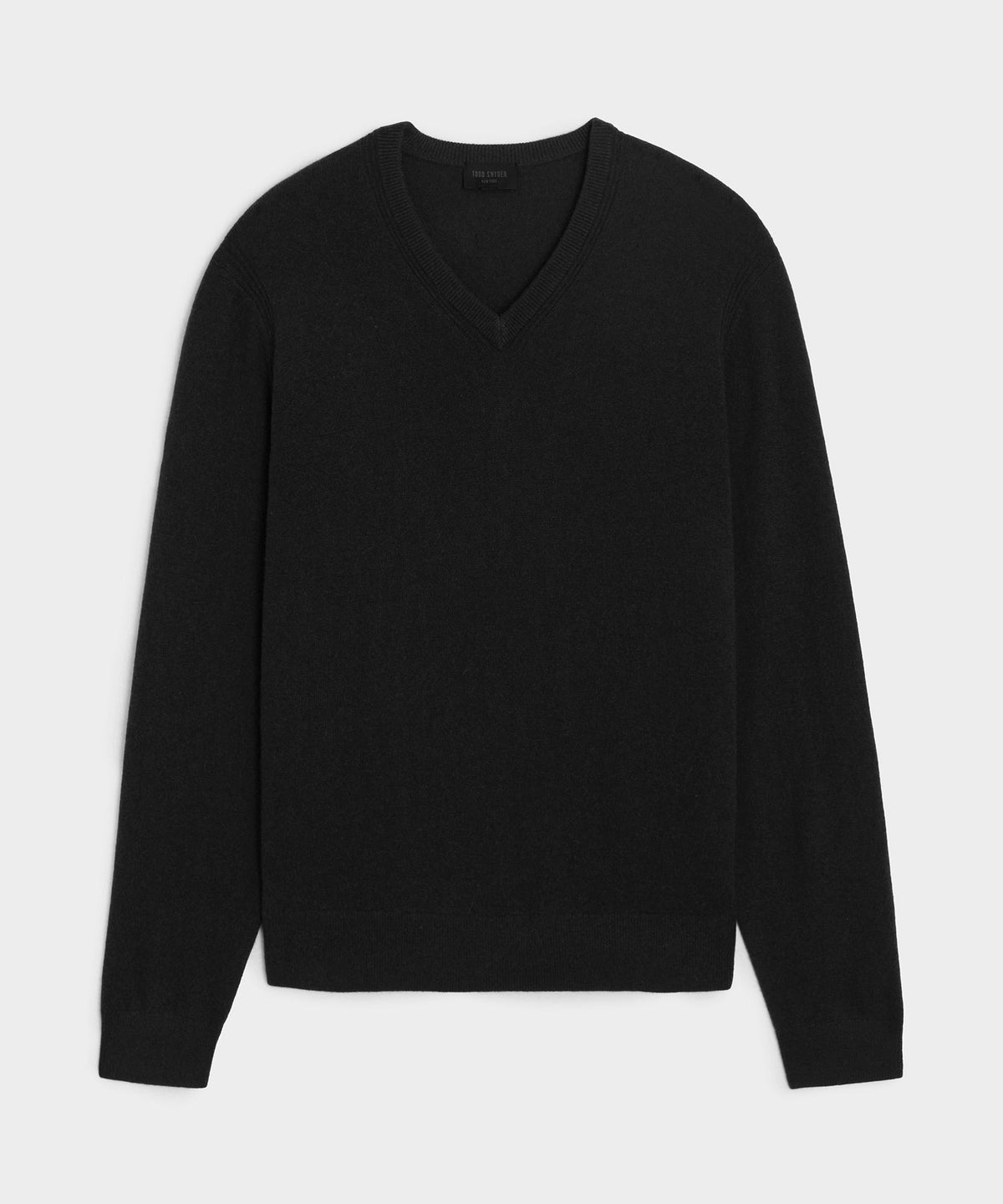 Todd Snyder Cashmere V-Neck Sweater - Black