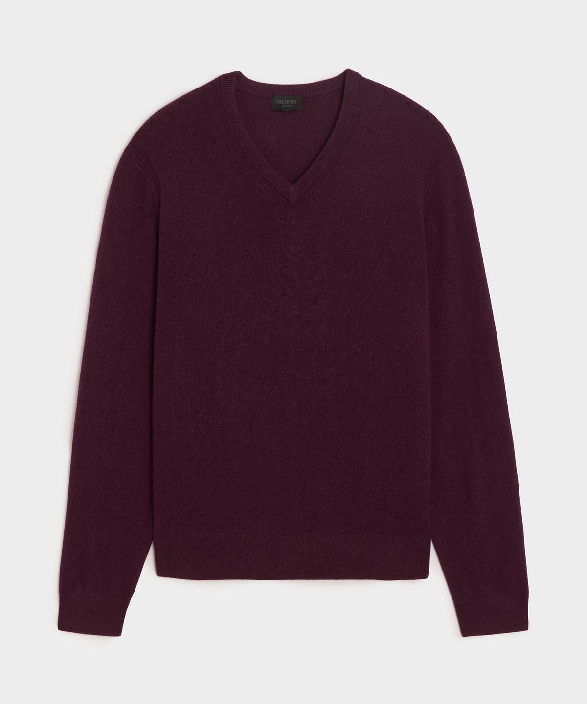 Todd Snyder Cashmere V-Neck Sweater - Raisin