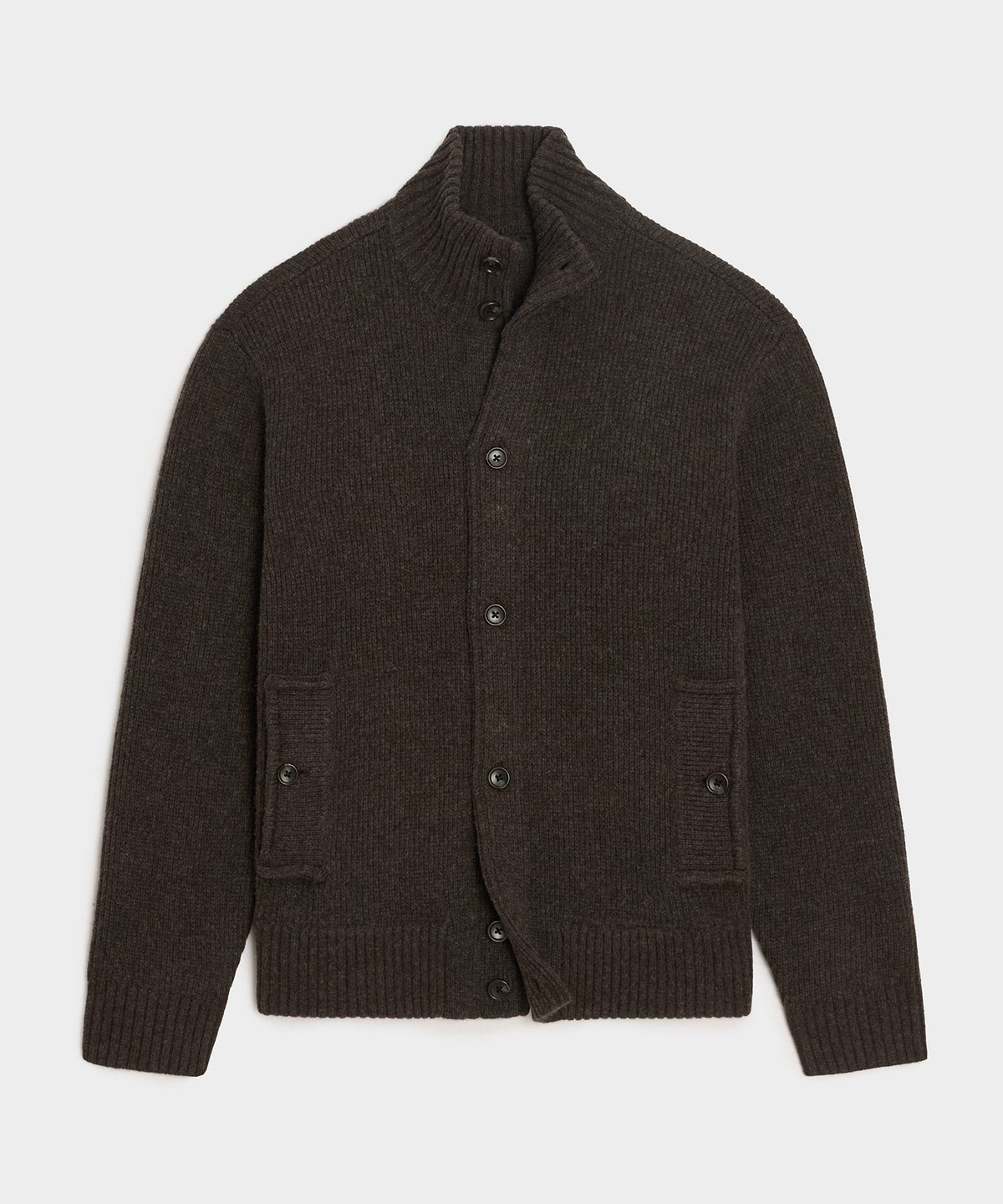 Todd Snyder Wright Sweater Jacket - Peppercorn