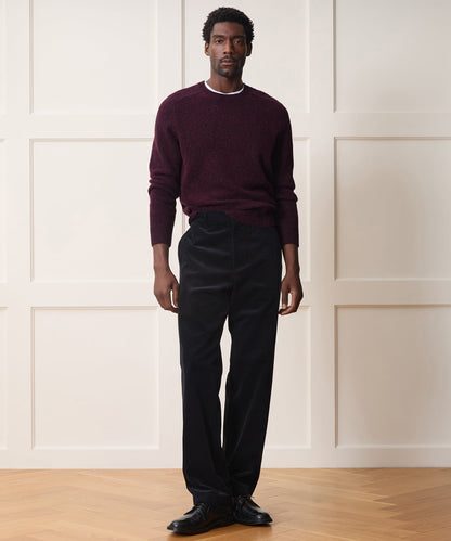 Todd Snyder Donegal Crewneck Sweater - Burgundy