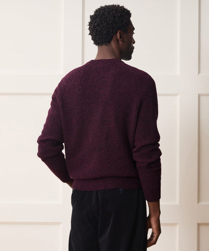Todd Snyder Donegal Crewneck Sweater - Burgundy