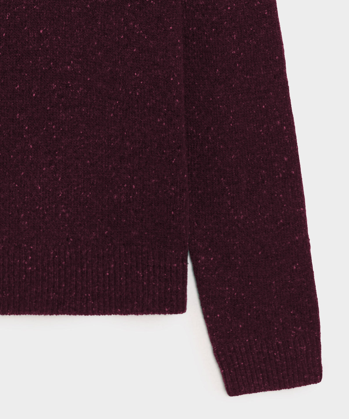 Todd Snyder Donegal Crewneck Sweater - Burgundy