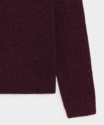 Todd Snyder Donegal Crewneck Sweater - Burgundy