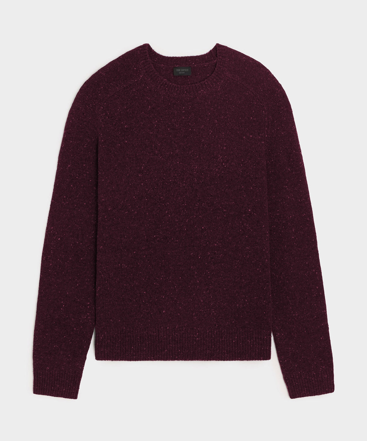 Todd Snyder Donegal Crewneck Sweater - Burgundy