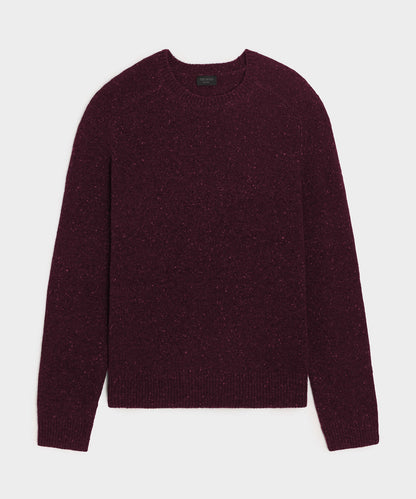 Todd Snyder Donegal Crewneck Sweater - Burgundy