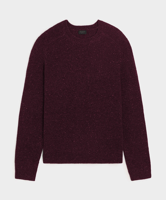 Todd Snyder Donegal Crewneck Sweater - Burgundy