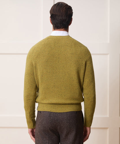 Todd Snyder Donegal Crewneck Sweater - Lemongrass
