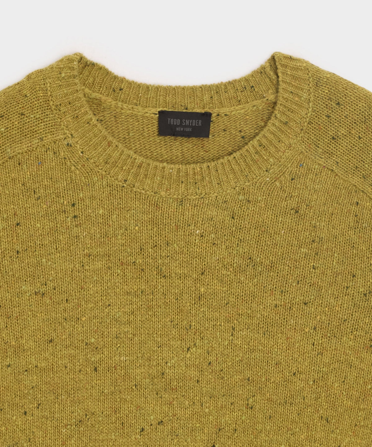 Todd Snyder Donegal Crewneck Sweater - Lemongrass