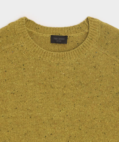 Todd Snyder Donegal Crewneck Sweater - Lemongrass