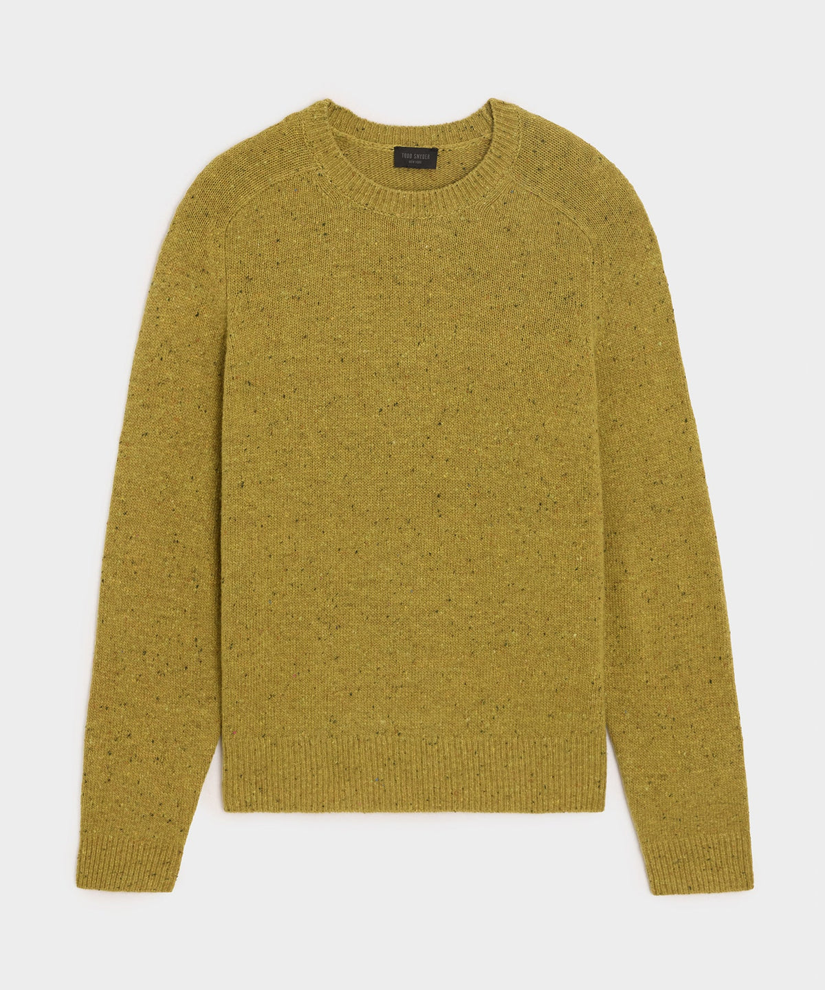 Todd Snyder Donegal Crewneck Sweater - Lemongrass