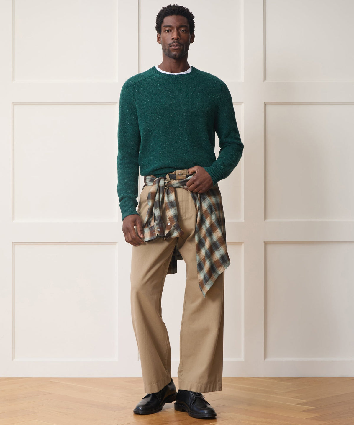 Todd Snyder Donegal Crewneck Sweater - Teal