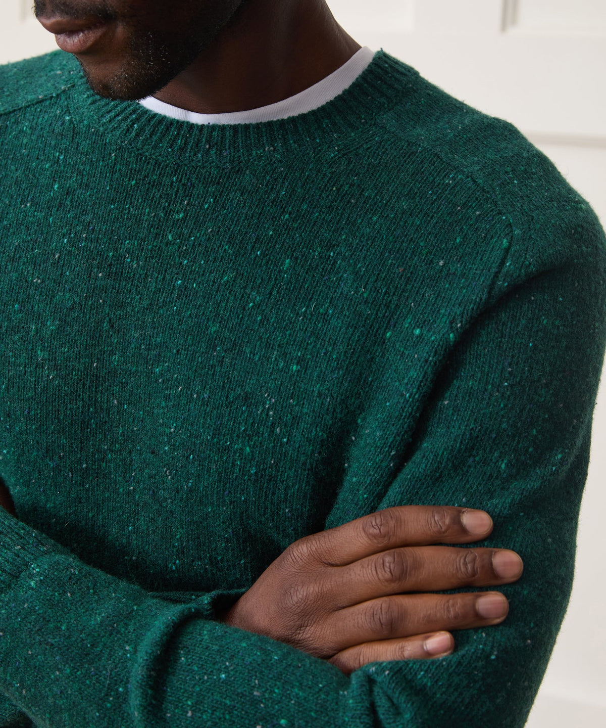 Todd Snyder Donegal Crewneck Sweater - Teal