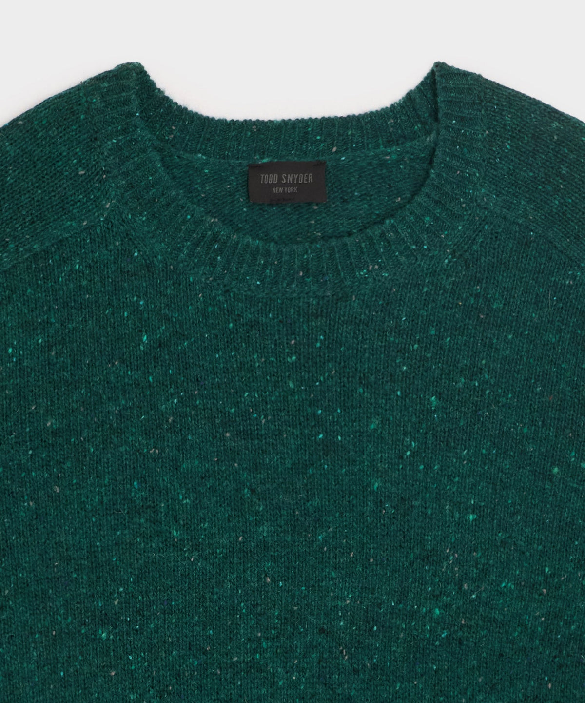 Todd Snyder Donegal Crewneck Sweater - Teal