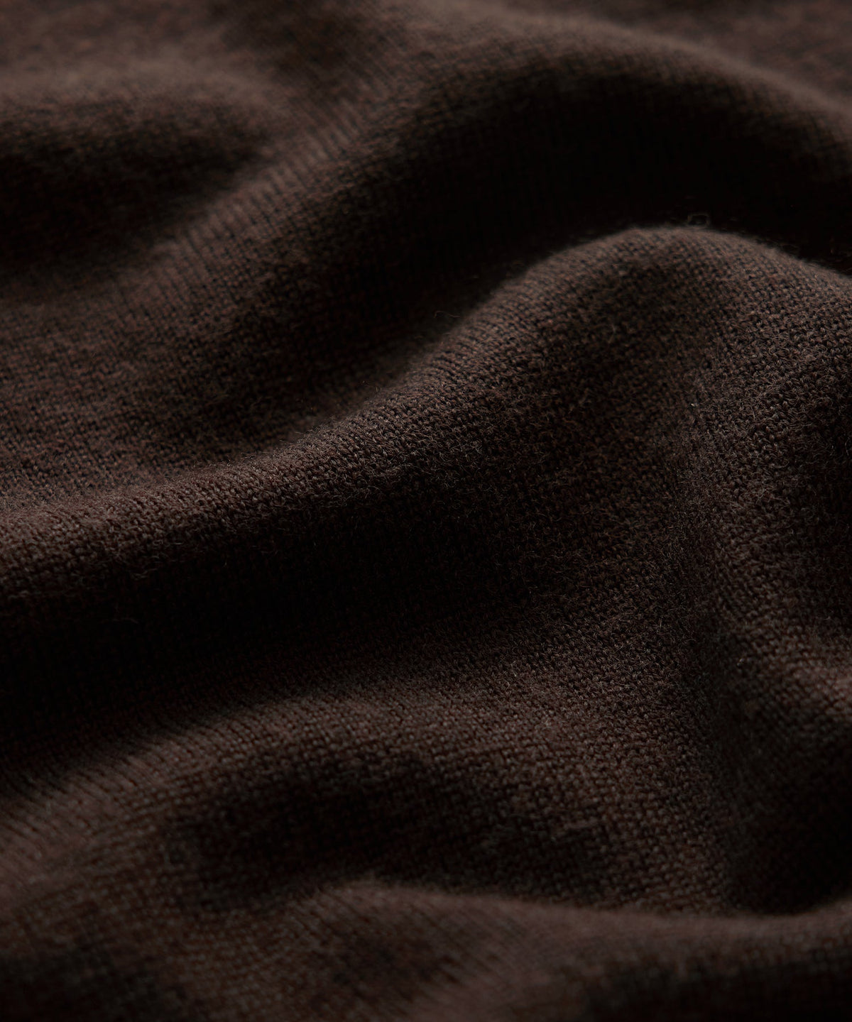 Todd Snyder Merino Mockneck Sweater - Espresso Bean