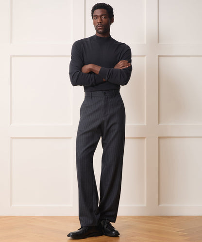 Todd Snyder Merino Mockneck Sweater - Slate