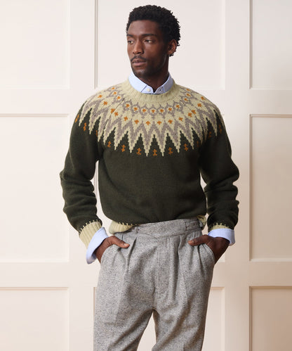 Todd Snyder Alpine Sweater - Olive