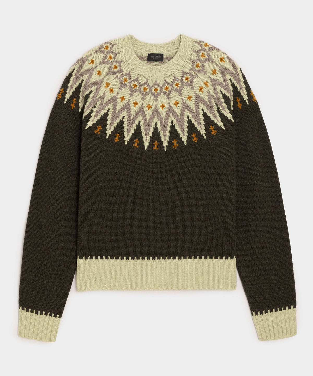 Todd Snyder Alpine Sweater - Olive