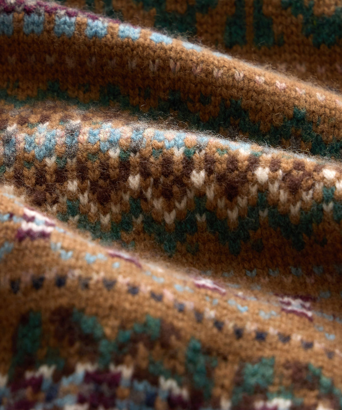 Todd Snyder Todd Snyder x Lagavulin Fair Isle Sweater Jacket - Brown
