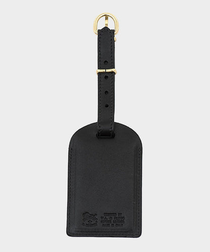 Todd Snyder Il Bisonte Leather Luggage Tag - Black