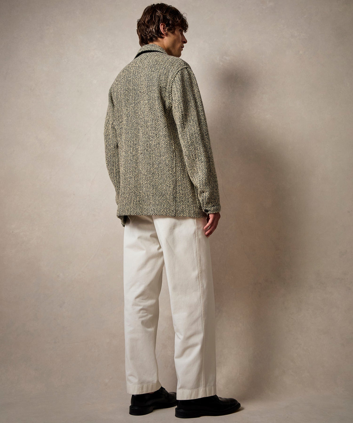Todd Snyder Italian Wool Walking Jacket - Cream