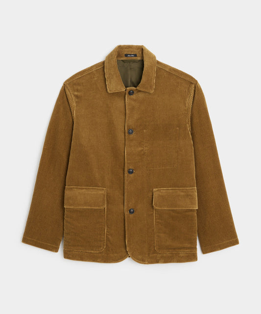 Todd Snyder Relaxed Italian Corduroy Walking Jacket - Caramel