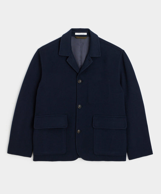 Todd Snyder Relaxed Italian Cashmere Walking Jacket - Navy