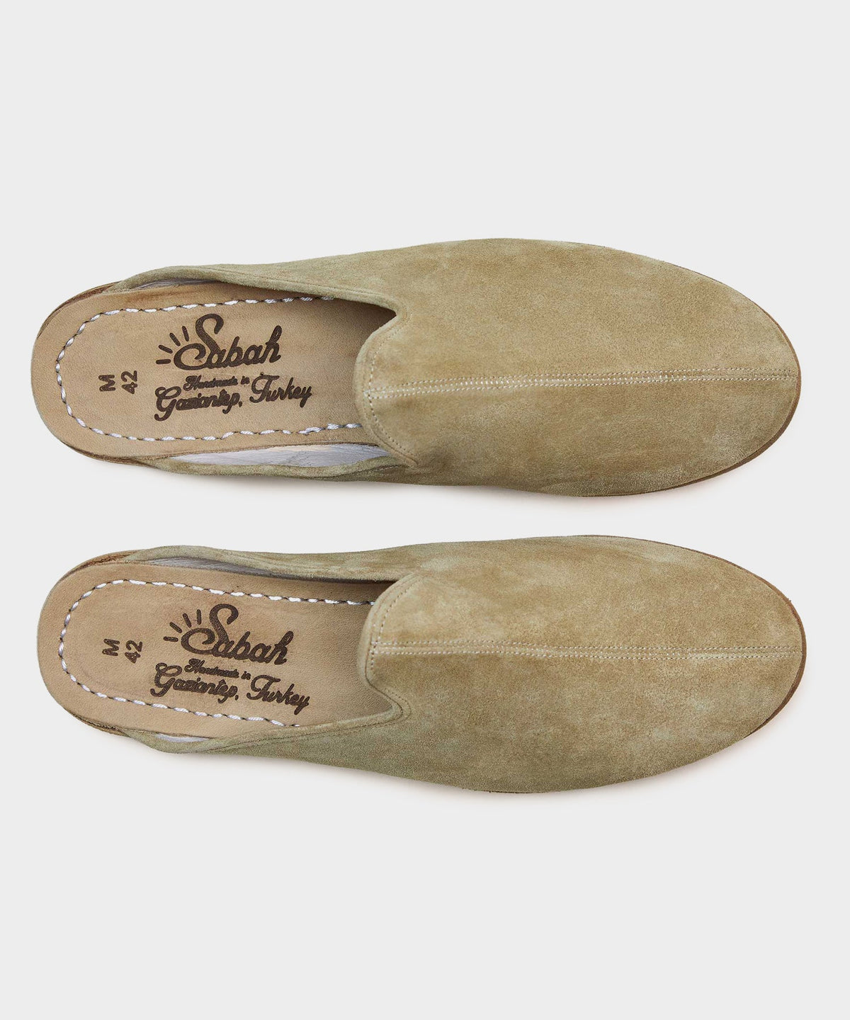 Todd Snyder Sabah Suede Baba Slide - Olive