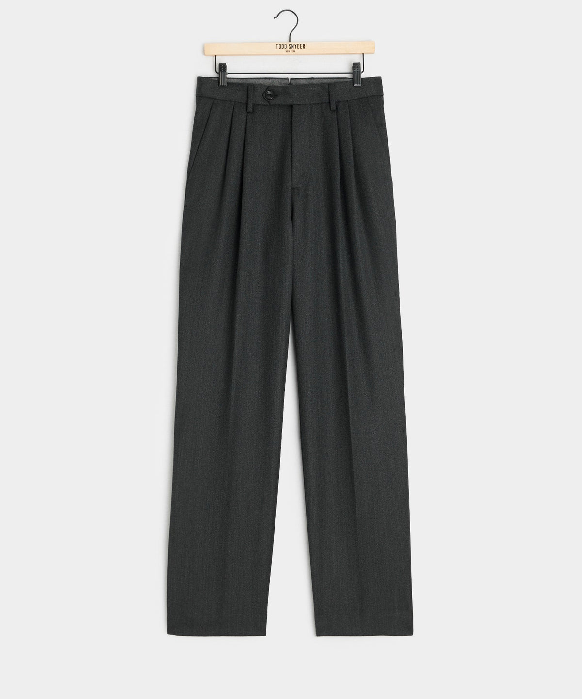 Todd Snyder Italian Cavalry Twill Wythe Trouser - Charcoal