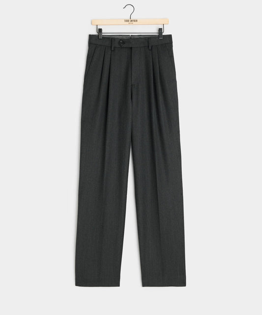 Todd Snyder Italian Cavalry Twill Wythe Trouser - Charcoal