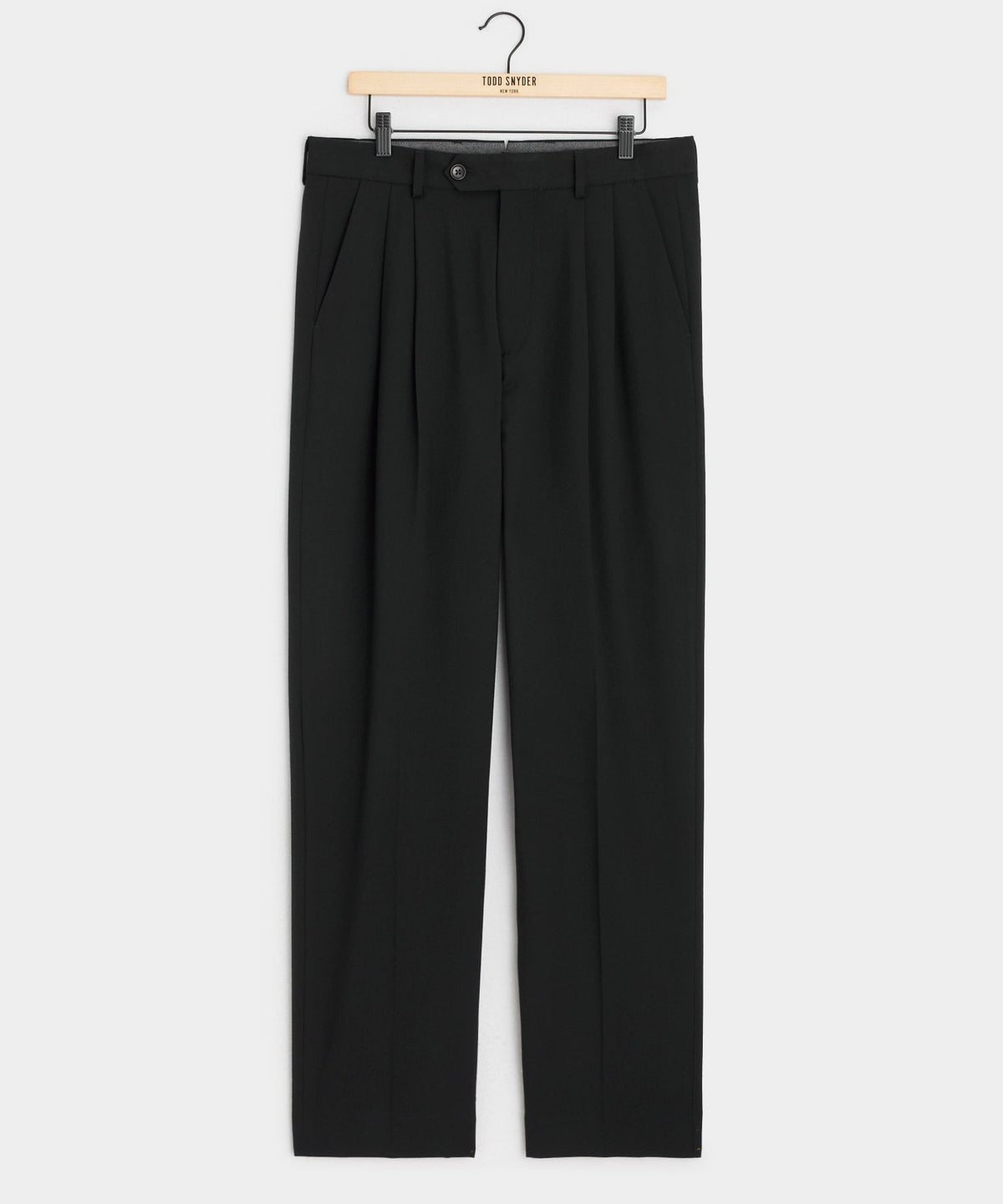 Todd Snyder Italian Gabardine Wythe Trouser - Black