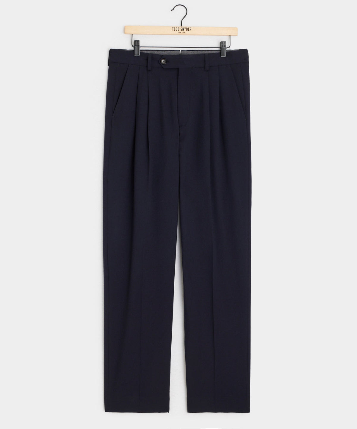 Todd Snyder Italian Gabardine Wythe Trouser - Navy