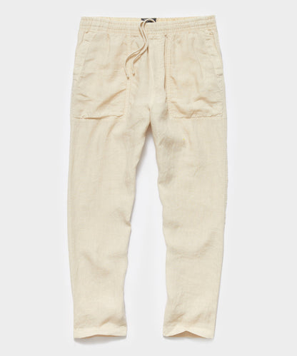 Todd Snyder Italian Linen Beach Pant - Sand Dollar