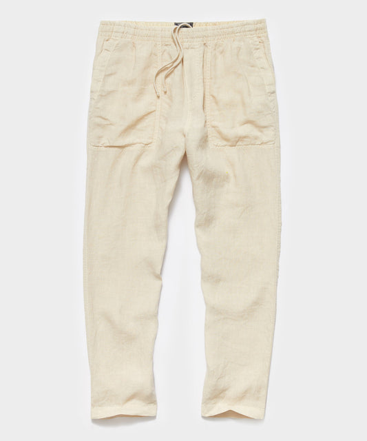 Todd Snyder Italian Linen Beach Pant - Sand Dollar