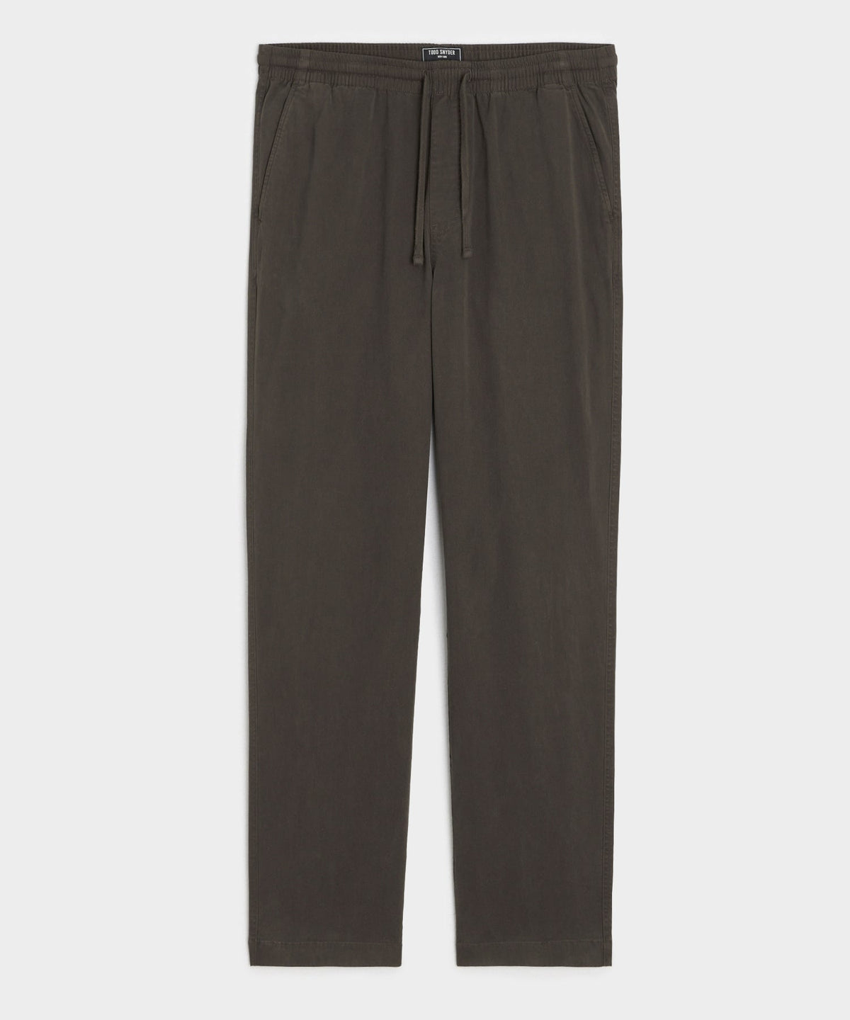 Todd Snyder Straight Fit Cotton Weekend Pant - Espresso Bean