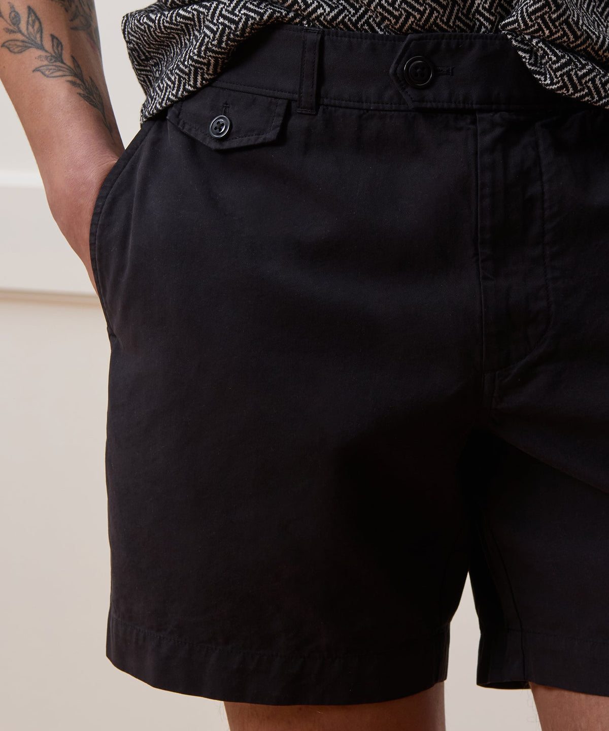 Todd Snyder 7" Chino Hudson Short - Black