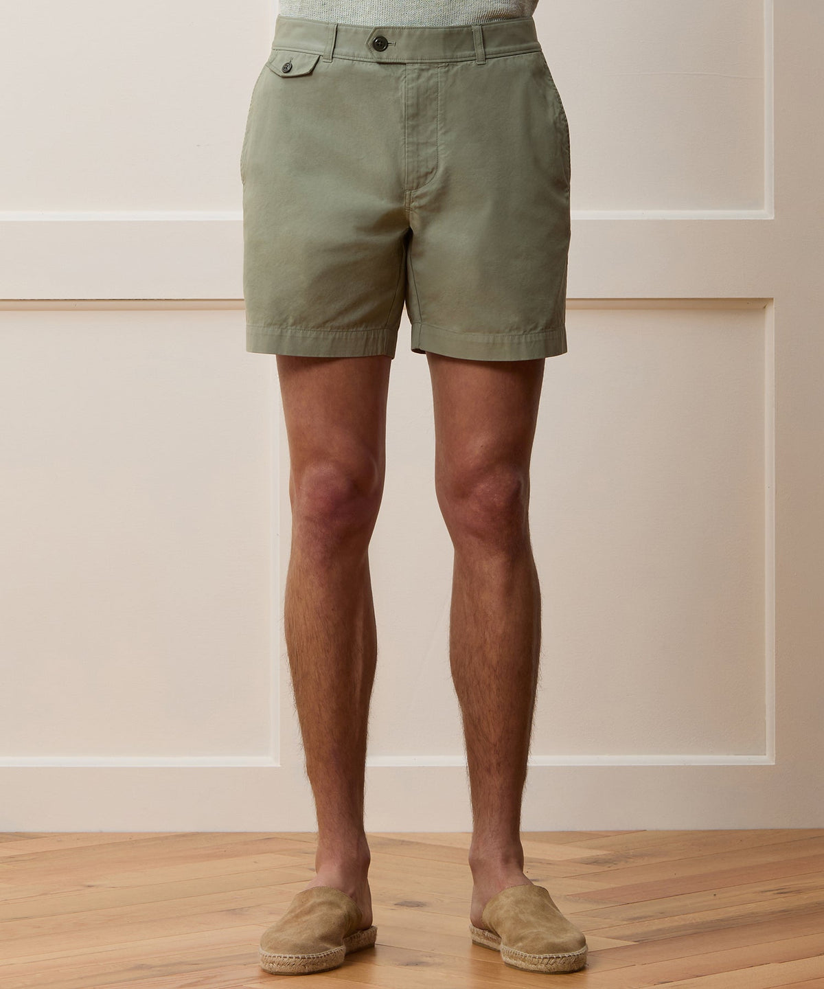 Todd Snyder 7" Chino Hudson Short - Green Sage