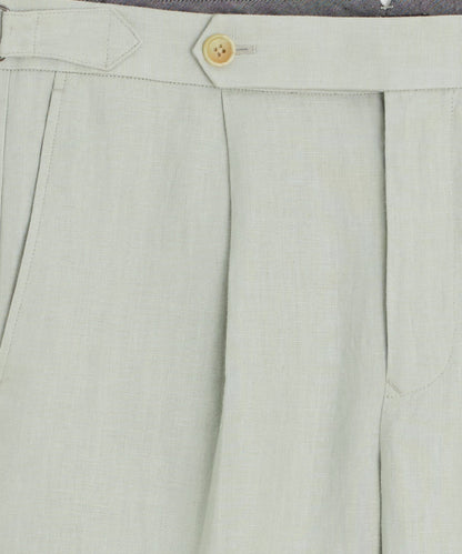 Todd Snyder Irish Linen Side Tab Trouser - Dove Grey