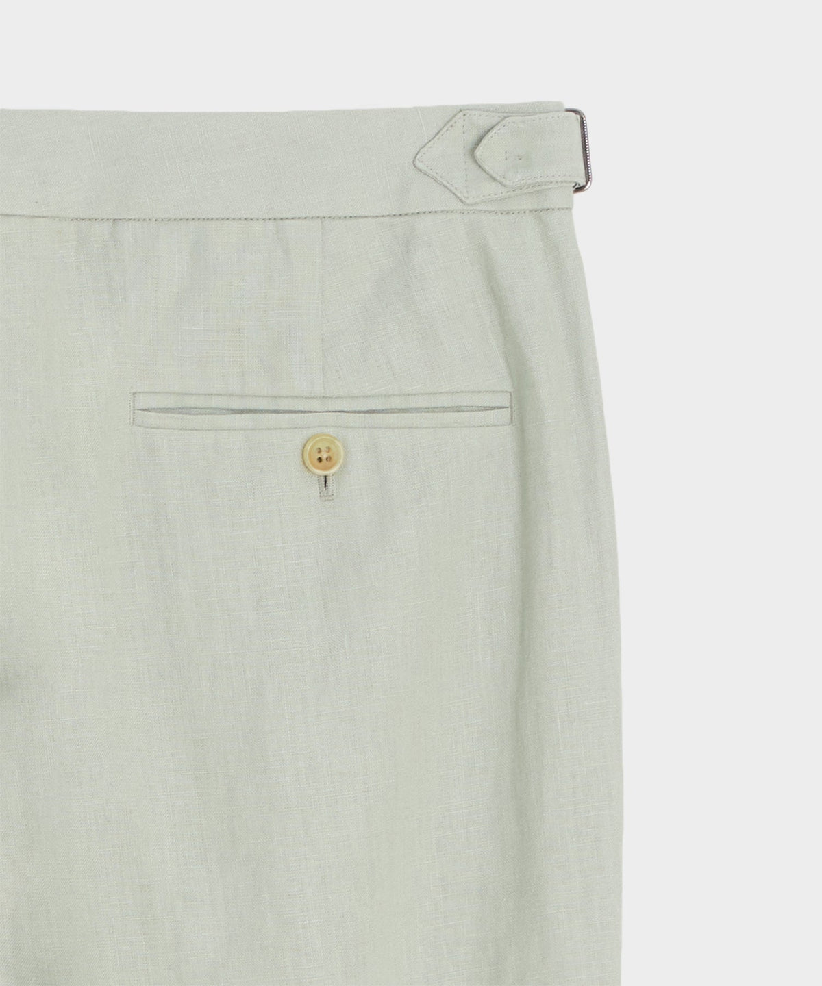 Todd Snyder Irish Linen Side Tab Trouser - Dove Grey