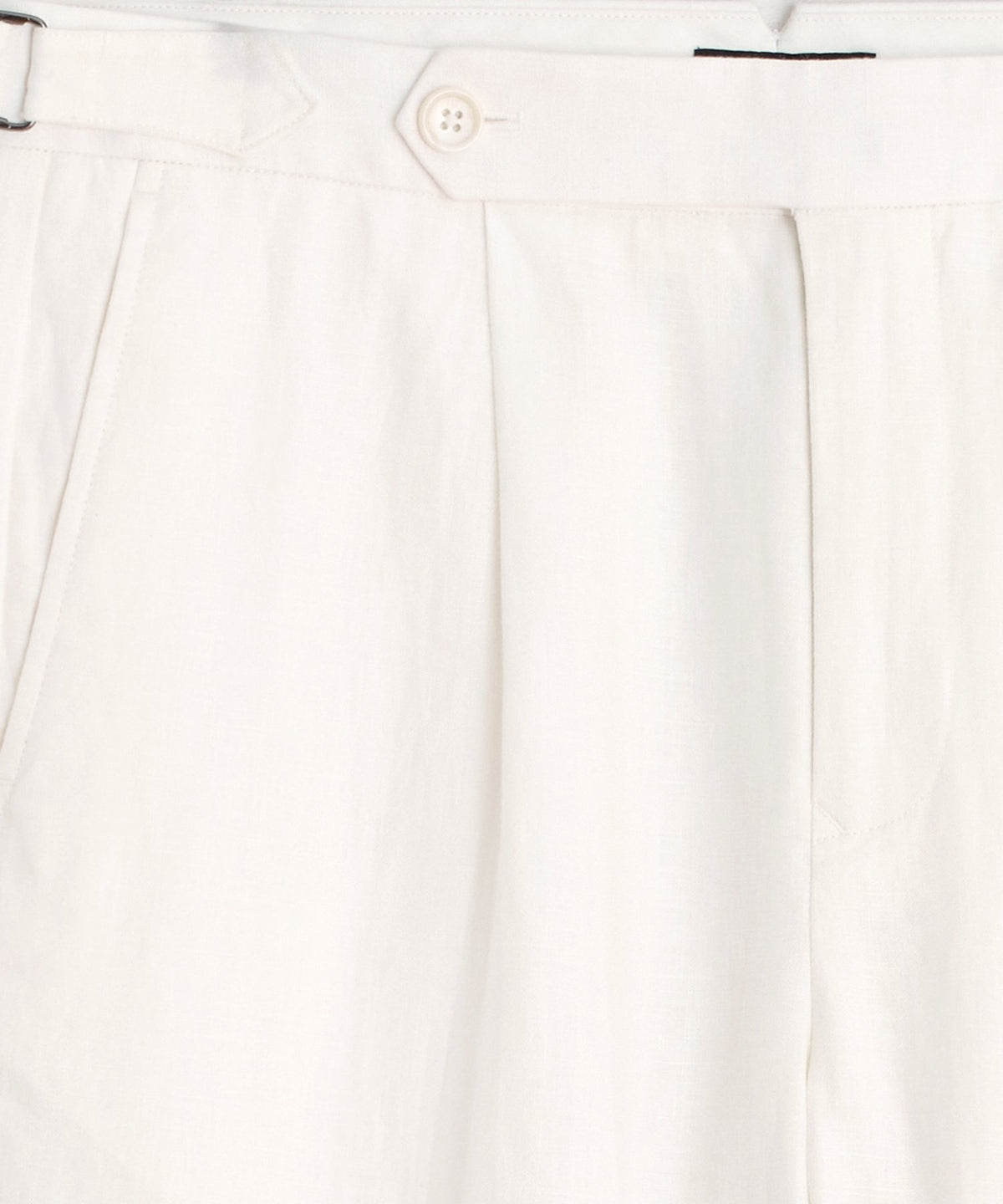 Todd Snyder Irish Linen Side Tab Trouser - White