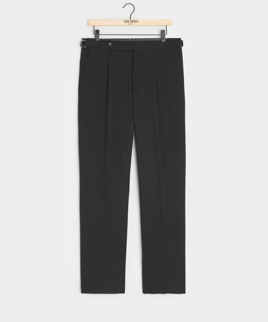 Todd Snyder Italian Gabardine Side Tab Trouser - Black