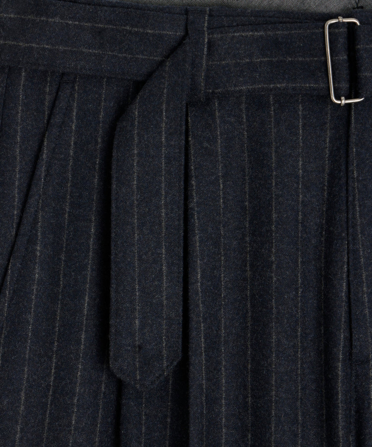 Todd Snyder Italian Wool Self Belt Trouser - Navy