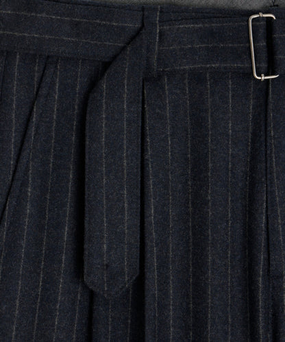 Todd Snyder Italian Wool Self Belt Trouser - Navy
