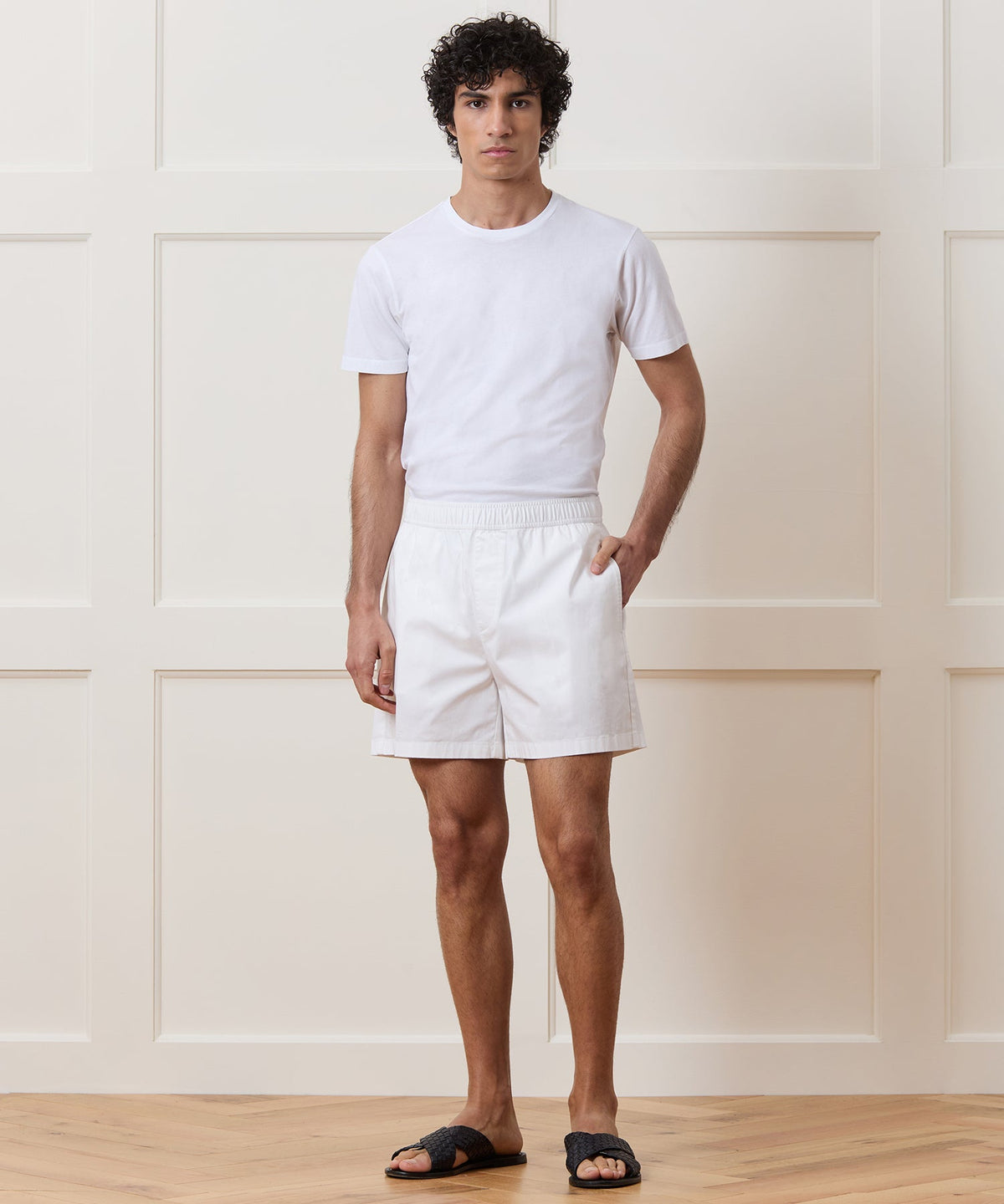 Todd Snyder 5" Poplin Short - White