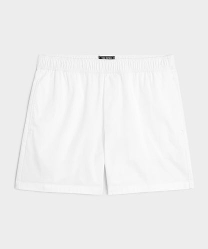 Todd Snyder 5" Poplin Short - White