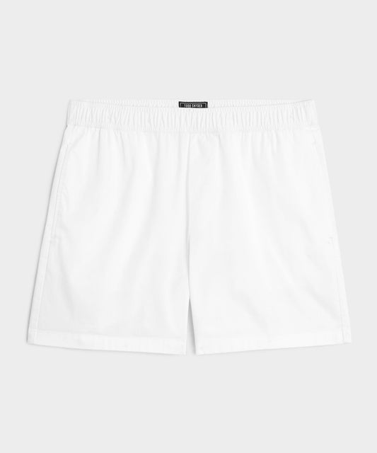 Todd Snyder 5" Poplin Short - White