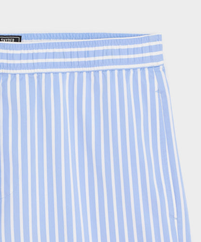Todd Snyder 5" Striped Poplin Short - Blue