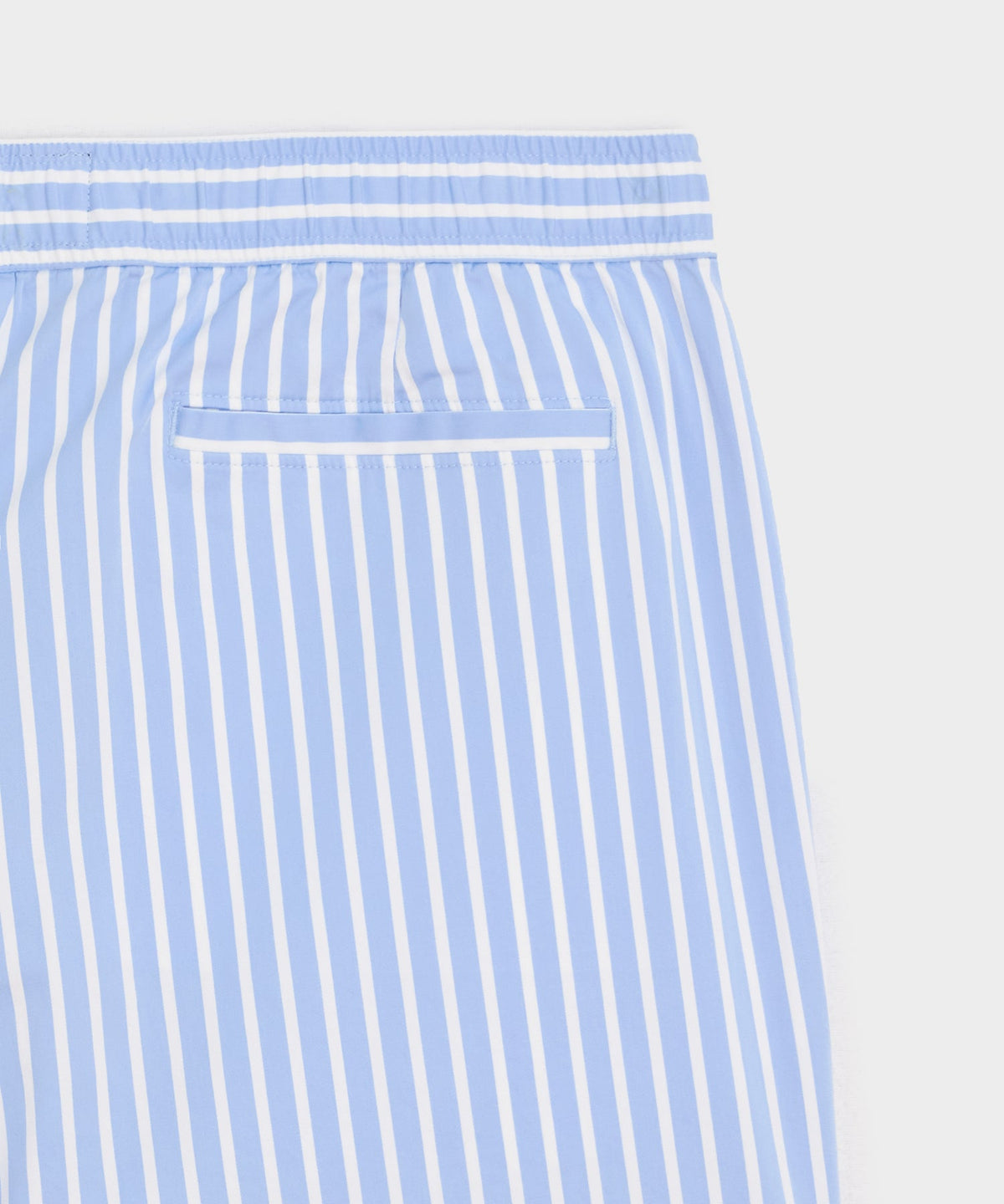 Todd Snyder 5" Striped Poplin Short - Blue