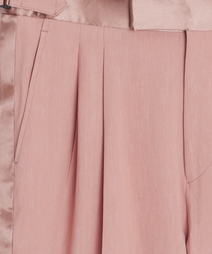 Todd Snyder Relaxed Italian Sueded Linen Tuxedo Trouser - Dusty Rose