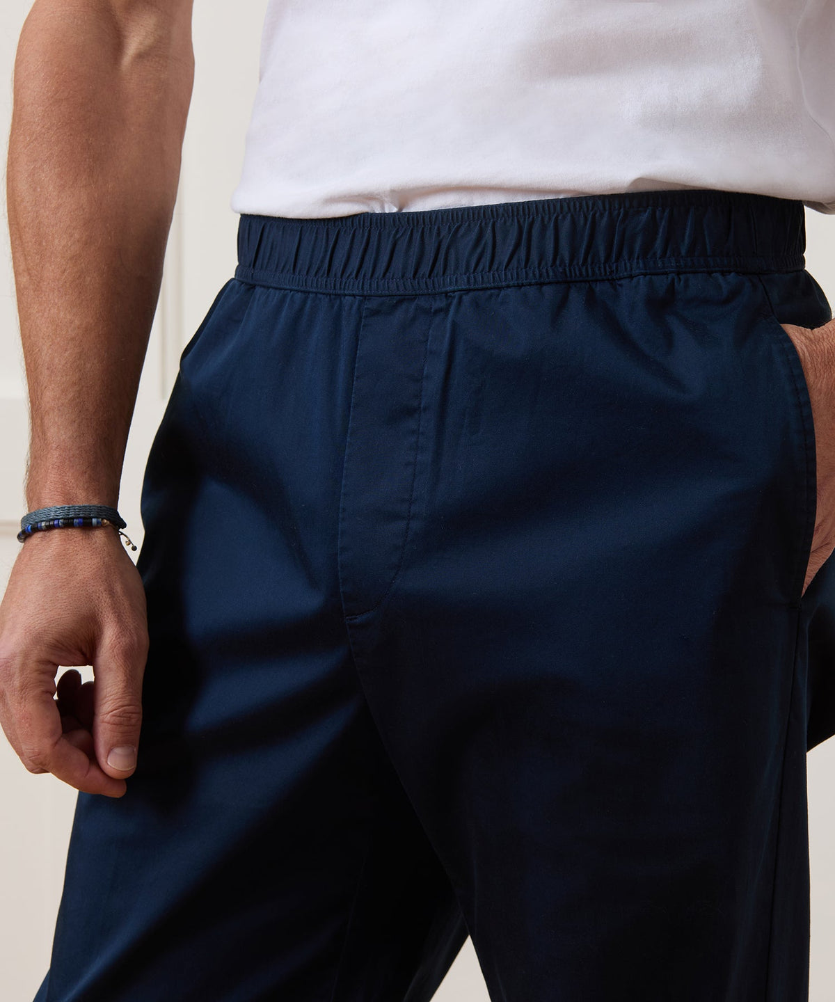 Todd Snyder Relaxed Poplin Leisure Pant - Navy